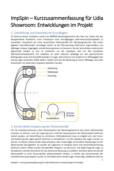 ImpSpin – Entwicklungen im Projekt