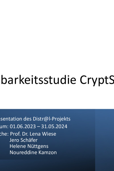 Projektpräsentation